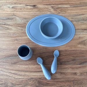 EZPZ First Foods Set + EZPZ Mini Mat Food Dish